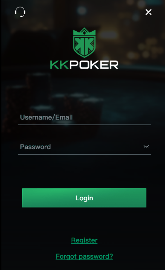 KKPoker login